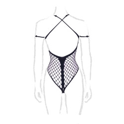 Shade by Le Désir Body String Ouvert Grande Taille Leda Noir